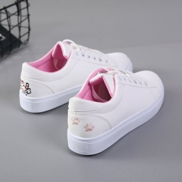 [Mã FAGREEN245 giảm 10% tối đa 30k đơn từ 99k] Giày thể thao mèo dễ thương( Tặng kèm dây dày cùng màu) | BigBuy360 - bigbuy360.vn
