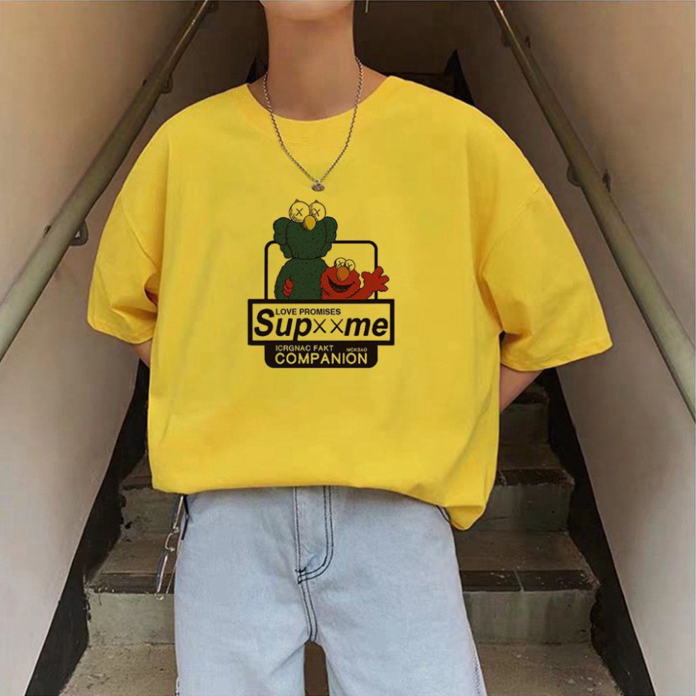 Áo Thun Tay Lỡ In Nhiệt Kaws Supxxme  Unisex  Cao Cấp Nam Nữ - ATIN49 | BigBuy360 - bigbuy360.vn