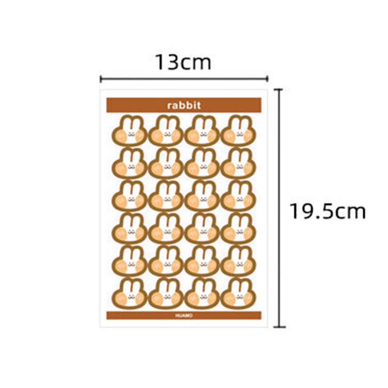 Sticker Dán Nhiều Màu Sắc Dùng Trang Trí Nhật Ký DIY