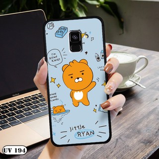 Ốp lưng nhám Samsung Galaxy A8 Plus in hình