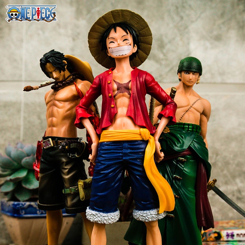 One Piece Làm bằng tay Luffy Soron Aisi Sanji Đồ trang trí ngoại vi Mô hình Anime Đồ chơi Trọn bộ Phiên bản giới hạn