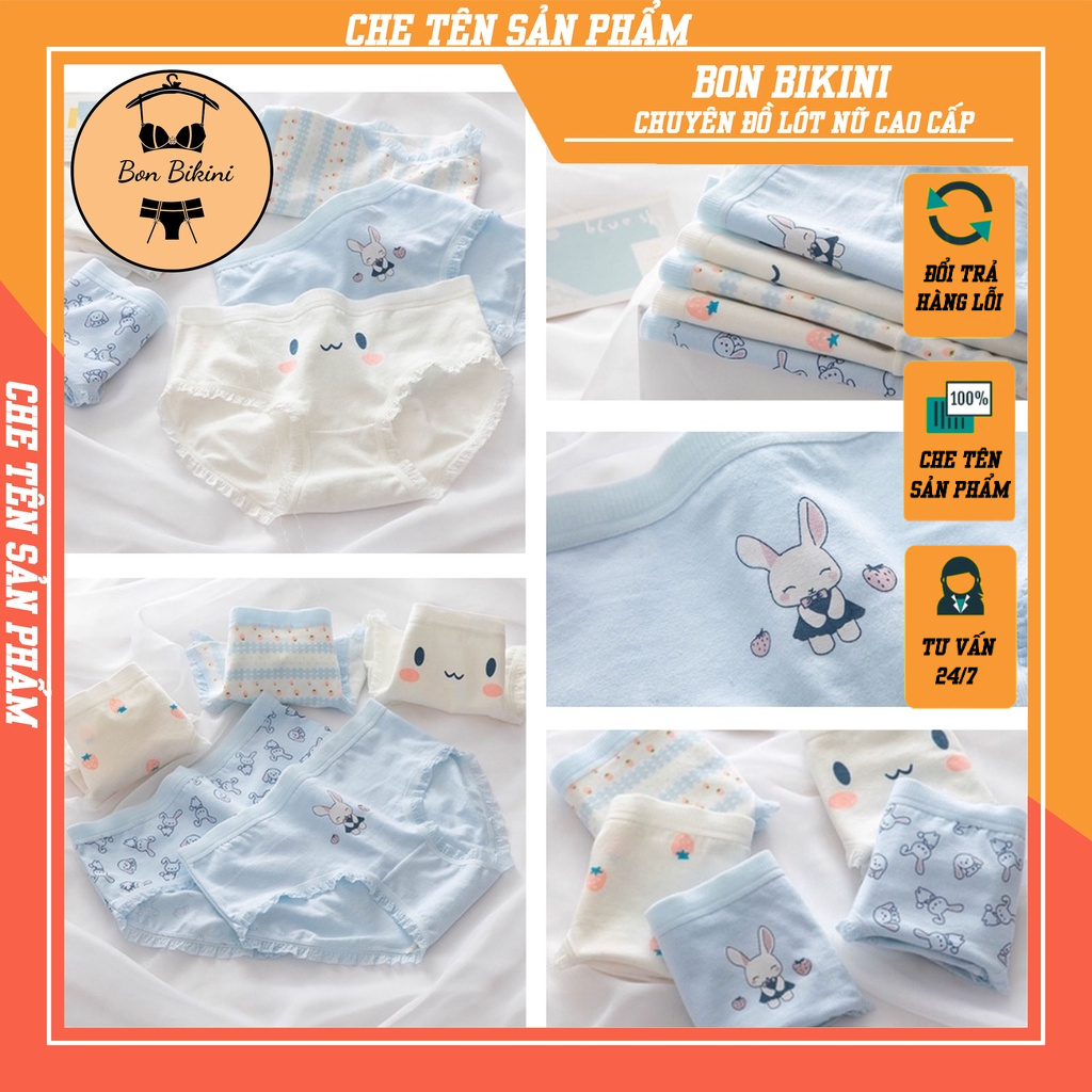 Quần Lót Nữ Cotton Thỏ Dâu Tây BON BIKINI Dễ Thương Cute Kháng Khuẩn