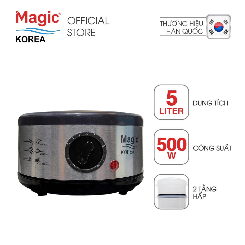 Nồi hấp thực phẩm 2 tầng Magic A64 5L