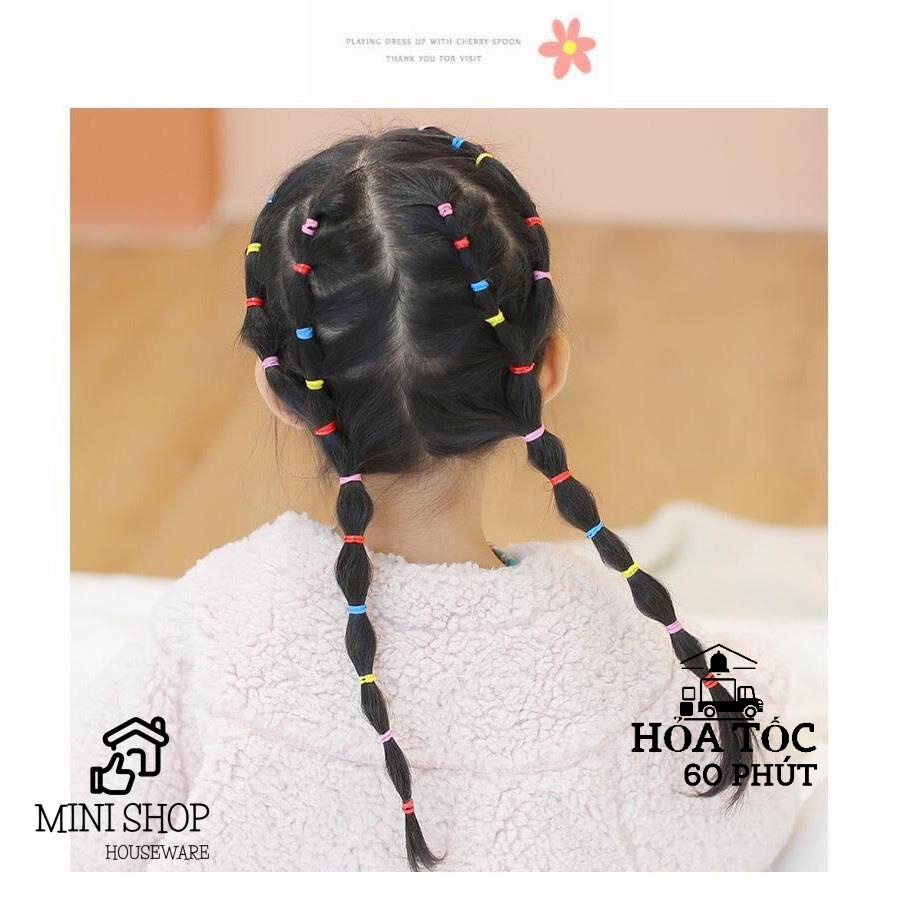( Sỉ) Combo 500 dây Chun Buộc Tóc Nhiều Màu