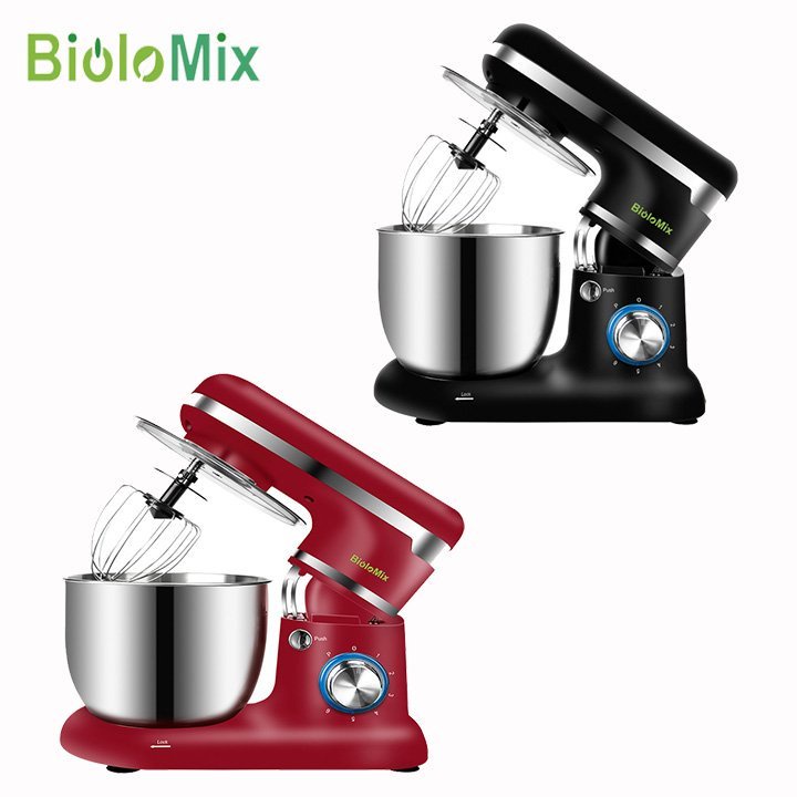 Máy trộn bột và đánh trứng 5 lít BioloMix BM785LB Công suất 1500W, 6 mức độ - HÀNG CHÍNH HÃNG