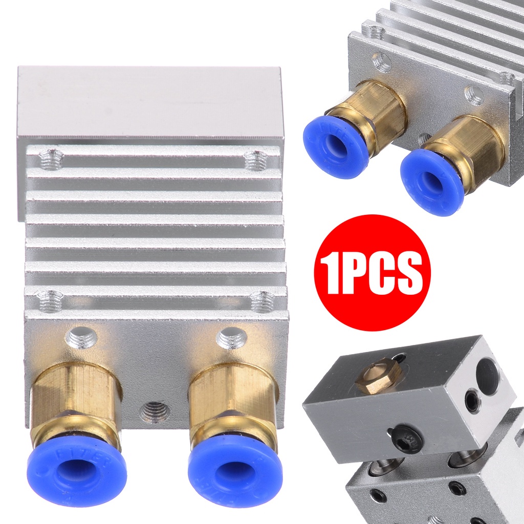 Hotend Extruder Hot End V1 0.4mm Hai Đầu Cho Máy In 3d 1.75mm 1.7best1