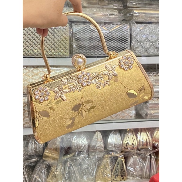 Bóp Đầm Đeo Vai Kết Hạt Thủ Công Hàng Cao Cấp Có Quai{ Nhận giao hoả tốc trong ngày khu vực tphcm}