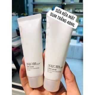 Sữa rửa mặt trắng da Sum:37 mini 40ml