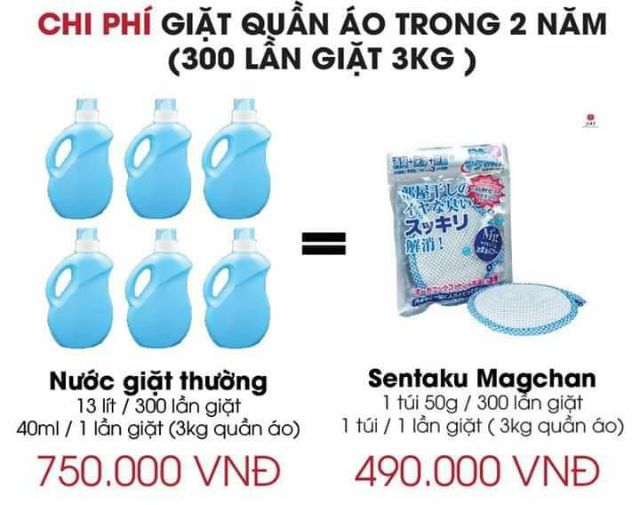 TÚI GIẶT THÔNG MINH ECO MAGCHAN NHẬT BẢN