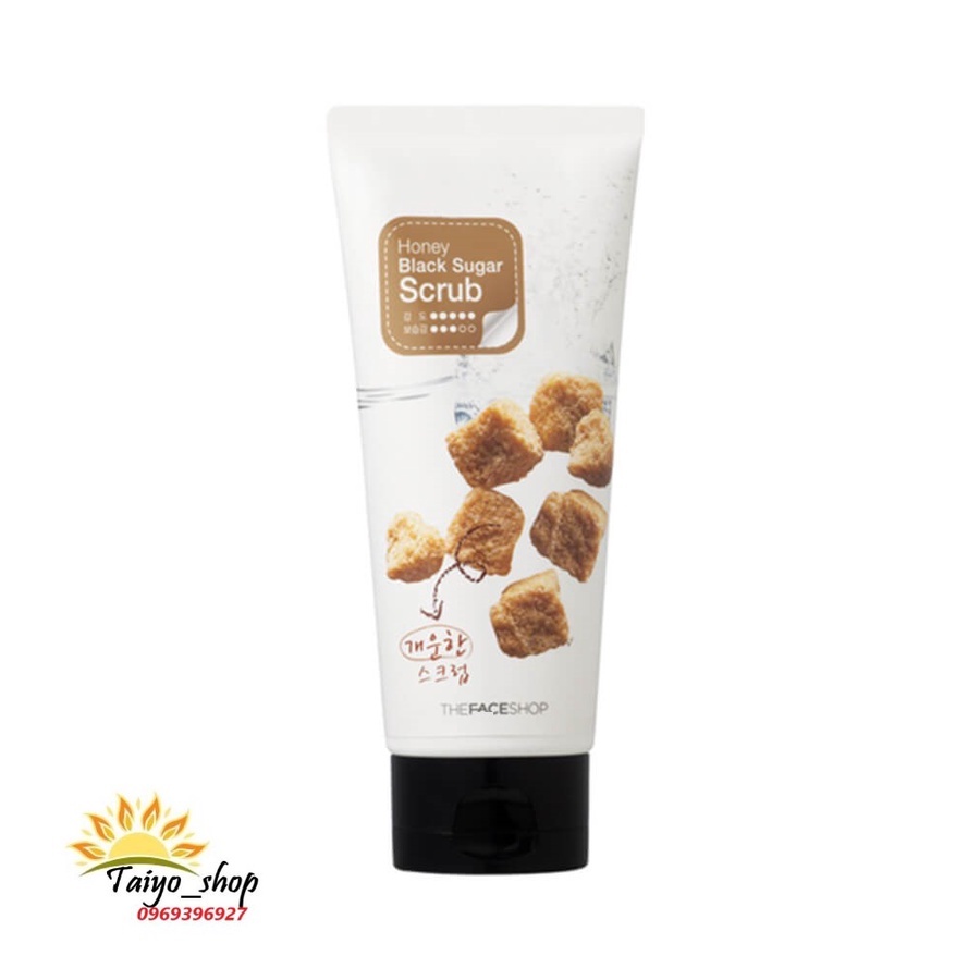 Tẩy Tế Bào Chết Đường Đen Mật Ong The Fa.ce Shop Honey Black Sugar Scrub