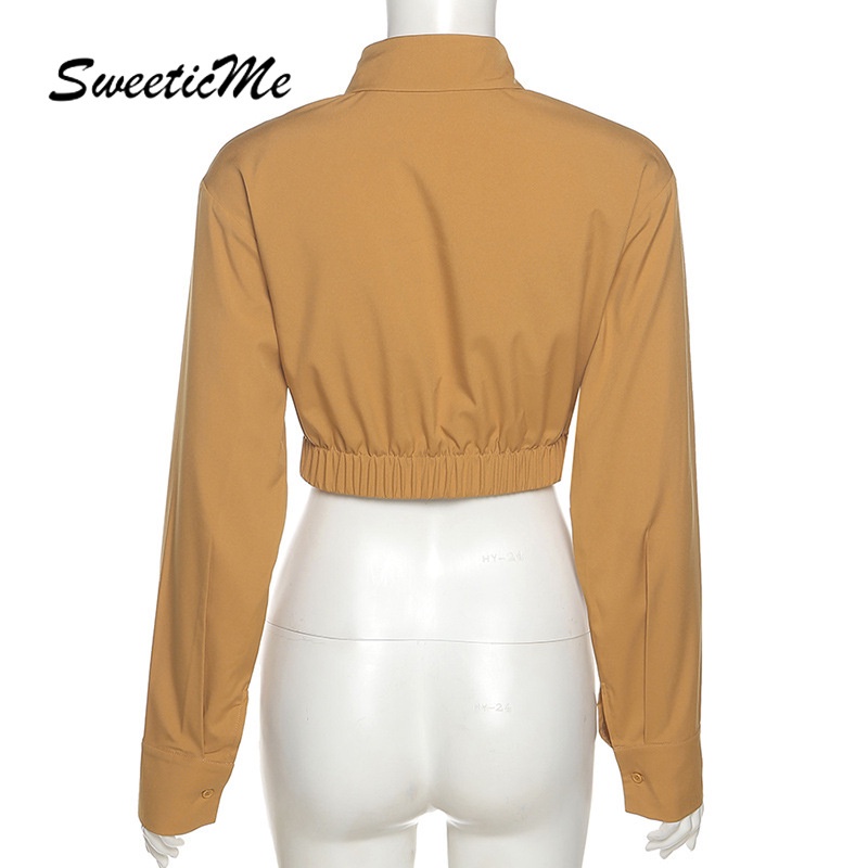 Áo sơ mi dài tay ôm eo thiết kế mới dành cho nữ 2021 | BigBuy360 - bigbuy360.vn