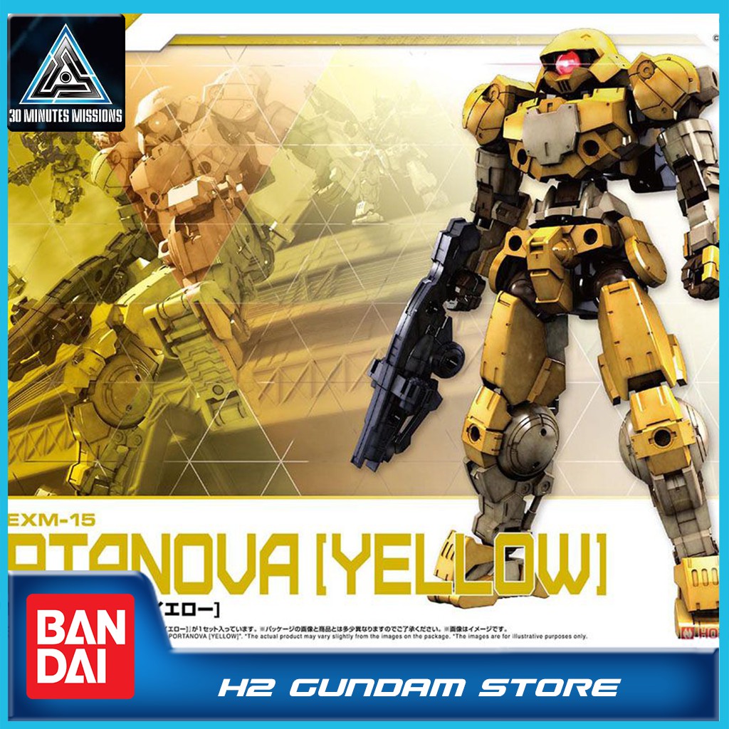 Mô hình Bandai 30MM bEXM-15 PORTANOVA [YELLOW] (30 Minutes Missions)