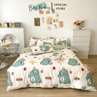 Bộ chăn ga gối Cotton poly đáng yêu chăn ga Hàn Quốc đủ size miễn phí bo chun