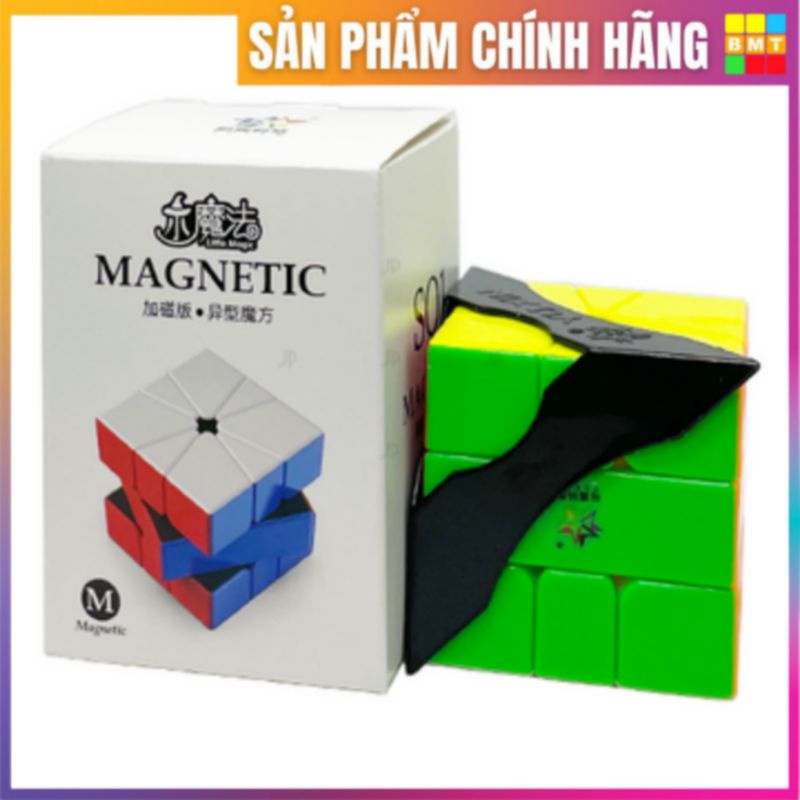 Rubik Biến Thể YuXin Square-1 M Có Nam Châm Stickerless, Đồ Chơi Thông Minh Cho Trẻ Em