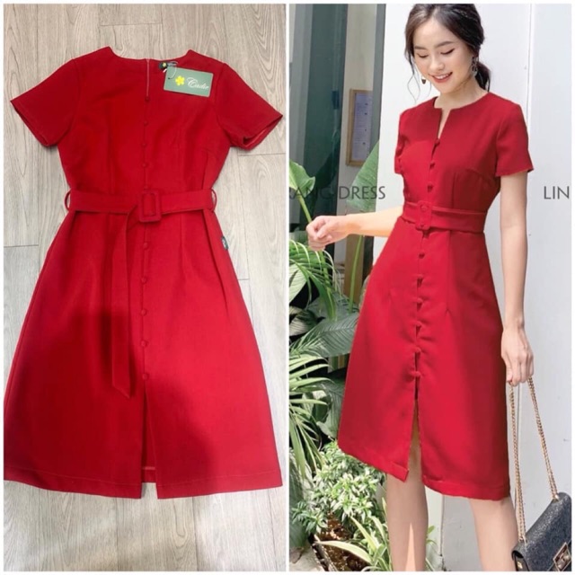 Free ship Váy Khuy bọc VDS0121038