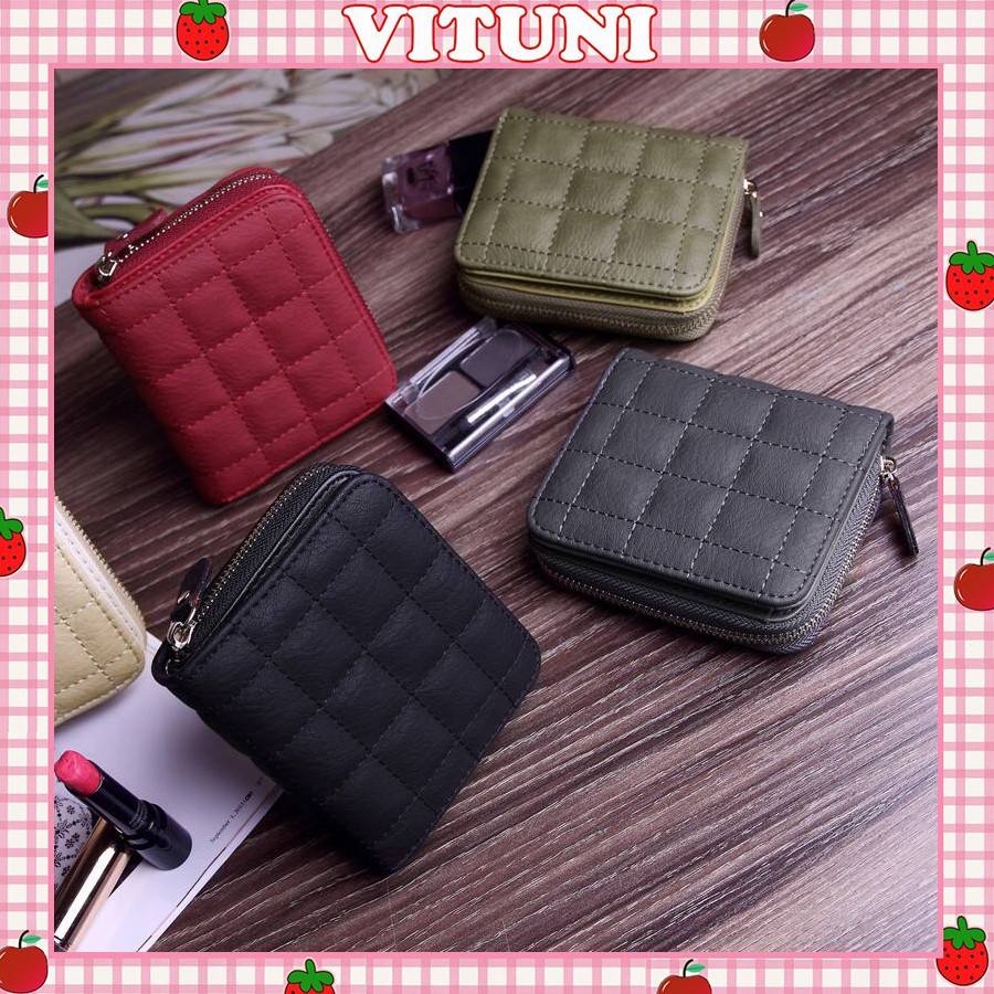 Ví nữ Vituni ví nữ mini cầm tay chất siêu đẹp phong cách Hàn Quốc VN25 | BigBuy360 - bigbuy360.vn