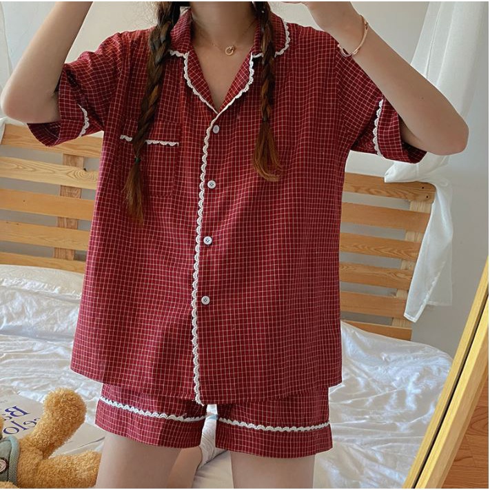 Đồ bộ hoạt hình dễ thương, chất cotton thoáng mát, thấm hút mồ hôi