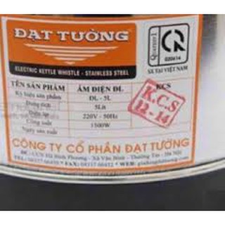 Ấm đun nước siêu tốc ĐẠT TƯỜNG 4lit