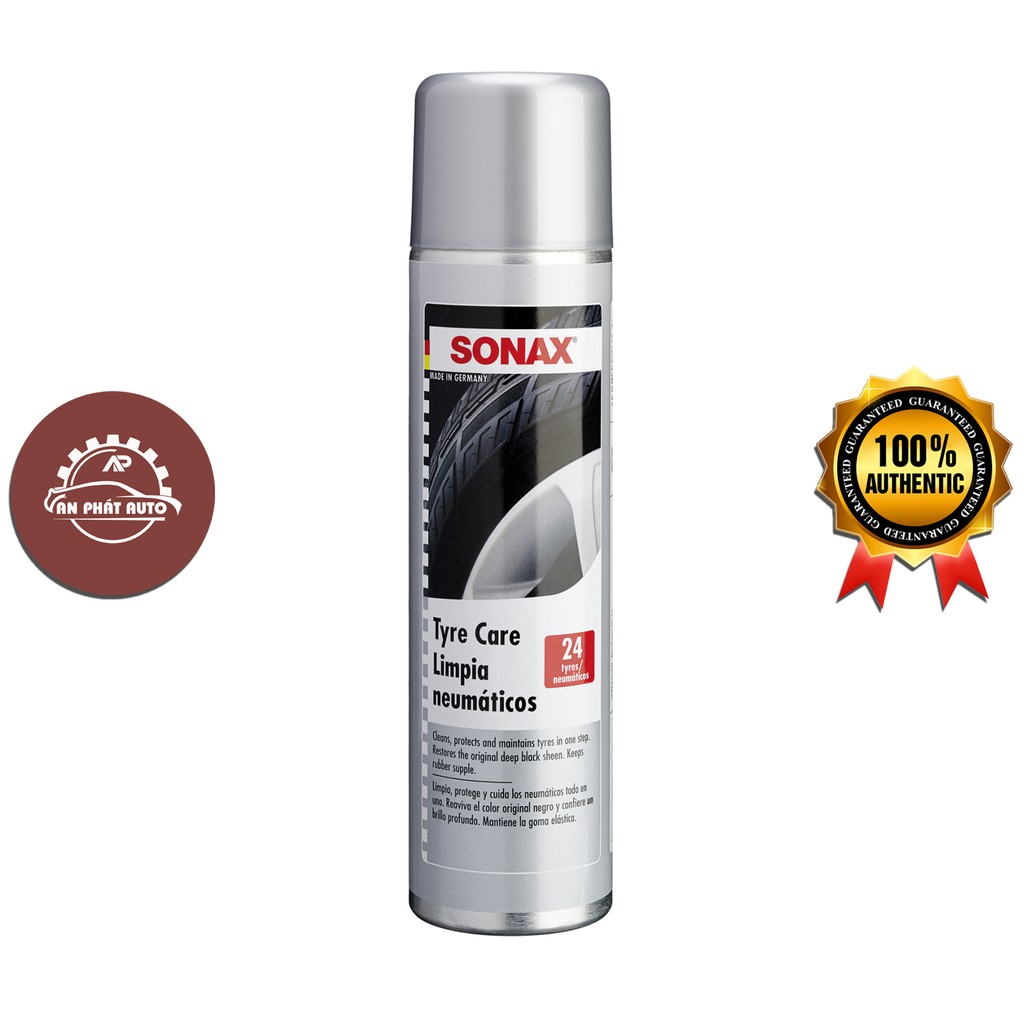 SONAX - Bọt Làm Bóng Và Bảo Vệ Vỏ (Lốp) Xe (Sonax Tyre Care 400ml) [Hàng Đức Chính Hãng]