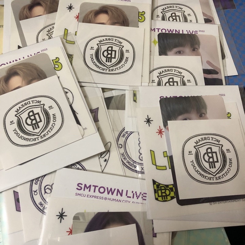 HÌNH DÁN SMCU AR TATTOO STICKER NCT DREAM