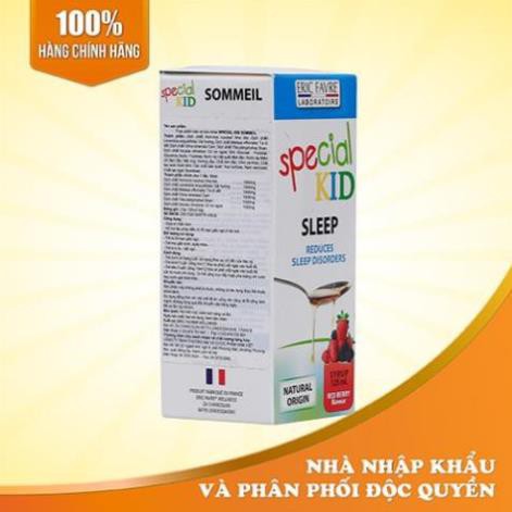 Siro ngủ ngon, giúp trẻ ngủ ngon giấc. hỗ trợ an thần kinh - Special Kid Sommeil - Nhập khẩu Pháp (125ml)