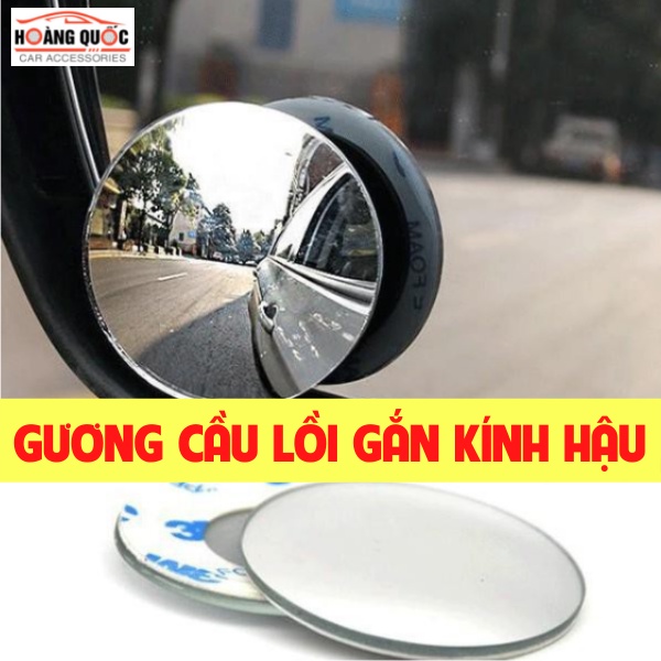 Bộ 2 Gương Cầu Lồi Gắn Kính Hậu Ô tô Xoay 360 Độ, Xóa Điểm Mù | BigBuy360 - bigbuy360.vn