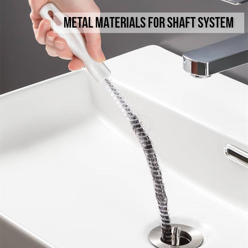 Bàn Chải Làm Sạch Lỗ Thoát Nước Bồn Rửa Chén Có Thể Uốn Cong Tiện Dụng