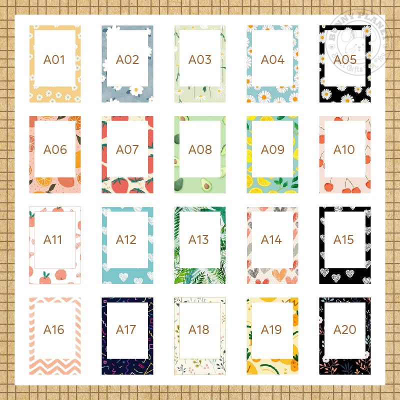 In Ảnh Polaroid Viền Hoạ Tiết 6x9 theo yêu cầu 1k đã ép Plastic, ép Lụa - Cưng Xỉu | BigBuy360 - bigbuy360.vn