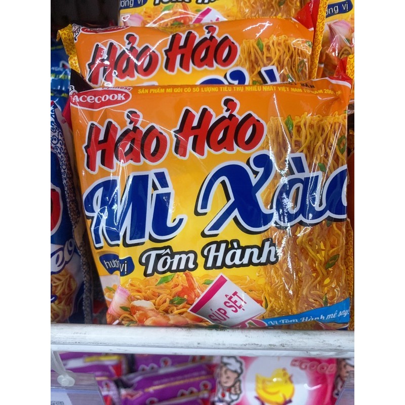 Mì xào Hảo Hảo Tôm Hành/ sườn heo tỏi phi/ sa tế hành tím/ tôm xào chua ngọt 75g