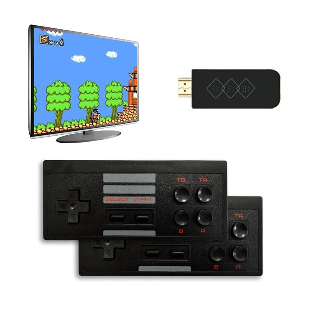 【660 trò chơi】 Bảng điều khiển Hdmi Video Game Stick 4K HD Plug-in Mini TV Gamebox 2 Bộ điều khiển không dây Retro Nintendo