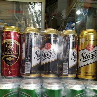 Bia steiger các loại lon 500ml