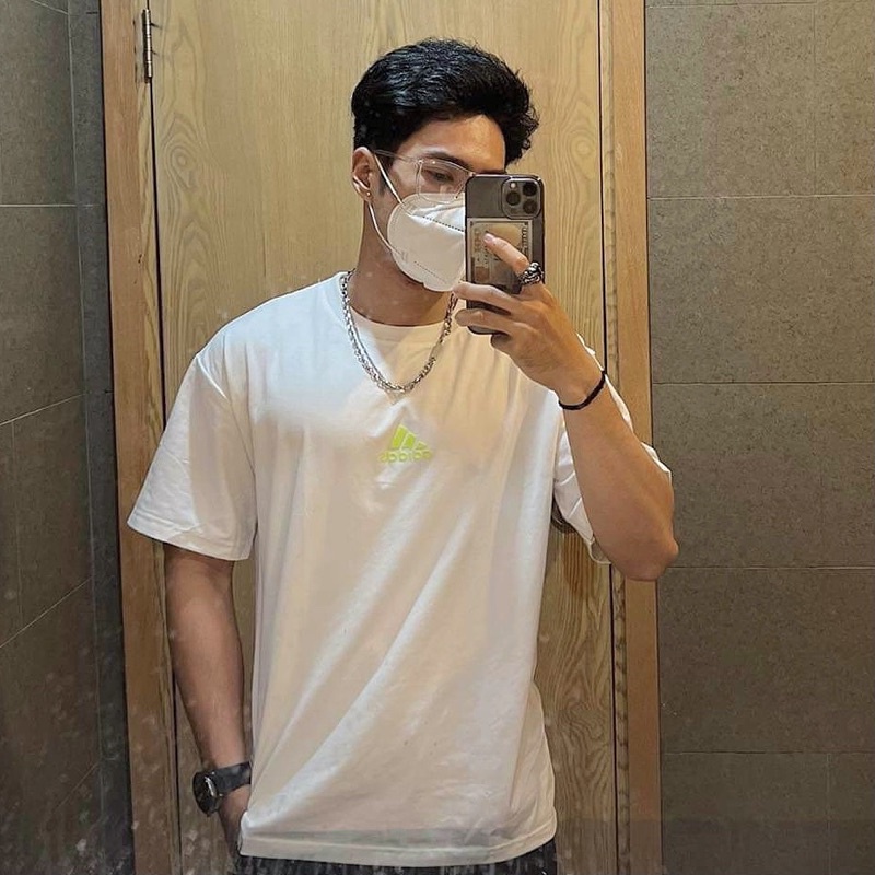 Áo thun tay lỡ unisex cổ tròn form rộng bigsize dưới 70kg