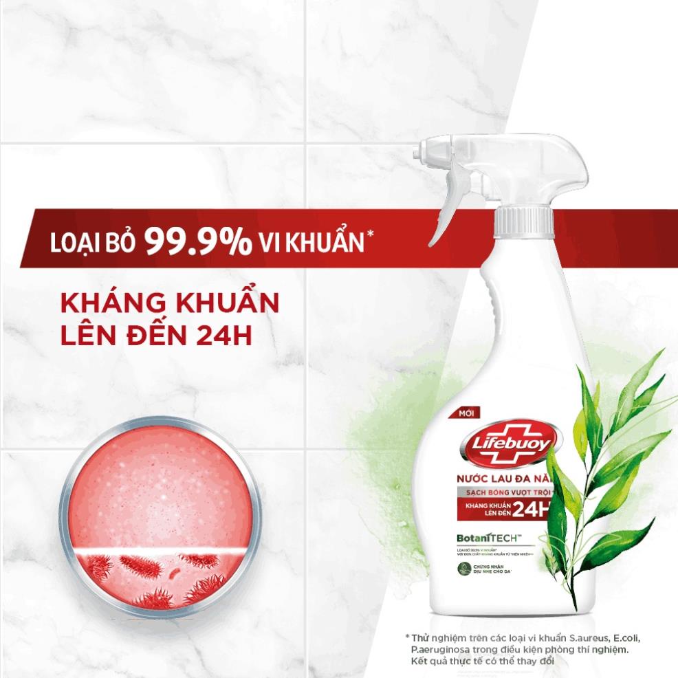 [Hoả Tốc] LIFEBUOY Xịt Đa Năng Botani Tech 500ml Kháng Khuẩn Hương Tràm Trà Và Khuynh Diệp BotaniTech 500 ml