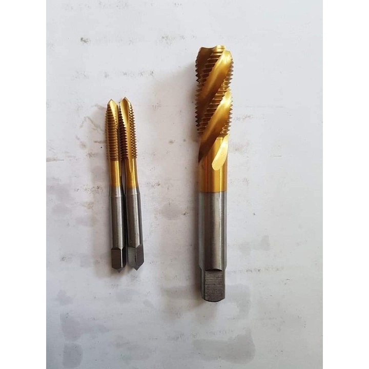 MŨI TARO THẲNG VÀ XOẮN HP M2.5-M10 PHỦ TITAN