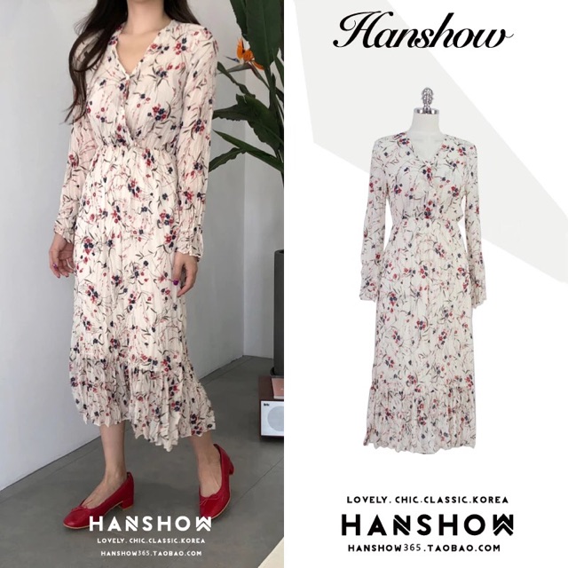 Váy sơ mi buộc eo