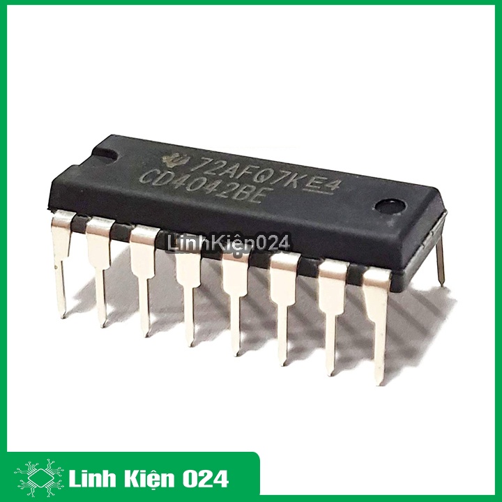 Ic chức năng CD4042 chân cắm DIP 16