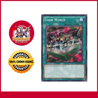 EN]Thẻ Bài Yugioh Chính Hãng] Toon World - Thế Giới Của Toon Art Gốc