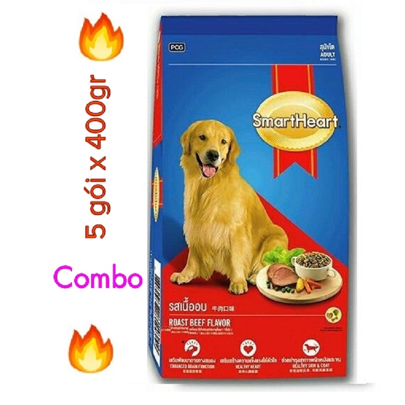 HẠT THỨC ĂN CHÓ TRƯỞNG THÀNH SMARTHEART ADULT - Smart Heart