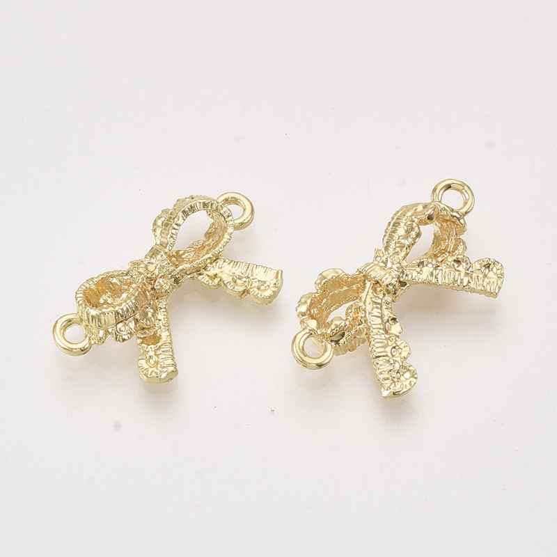 Set 1/10 Đầu Nối Dây Nơ Bằng Sắt/Đồng Thau/Đá Nhân Tạo Nối Làm Trang Sức Thủ Công