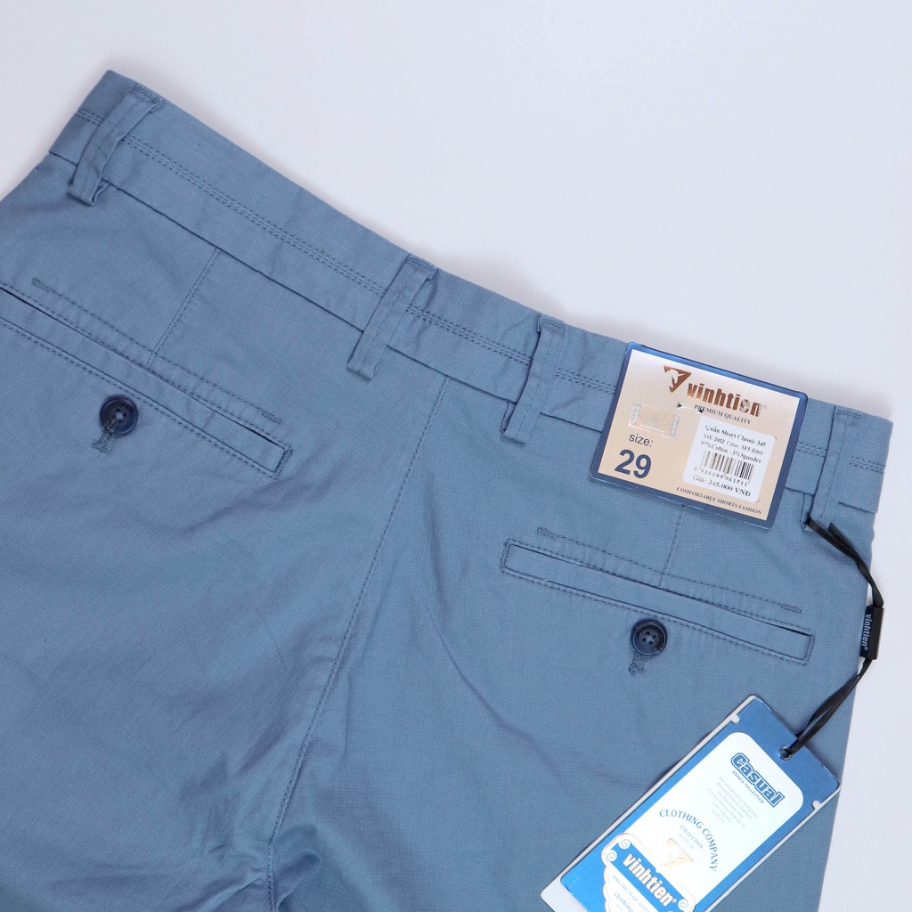 Quần Short Nam Cotton Classic Vĩnh Tiến 345 - D301
