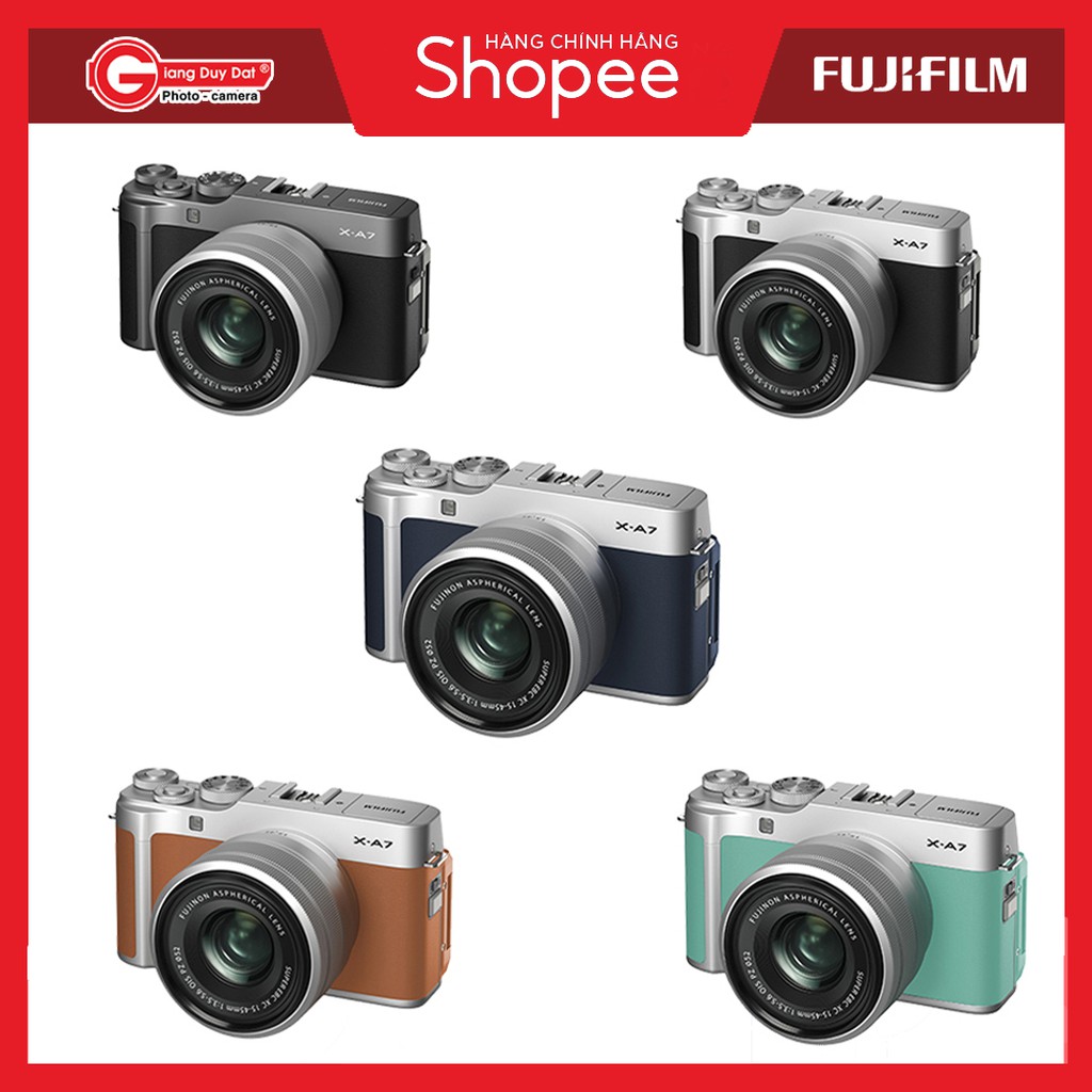 Máy Ảnh Fujifilm X-A7 kèm Ống Kính 15-45mm F/3.5-5.6 OIS PZ - Chính Hãng Fujifilm Việt Nam