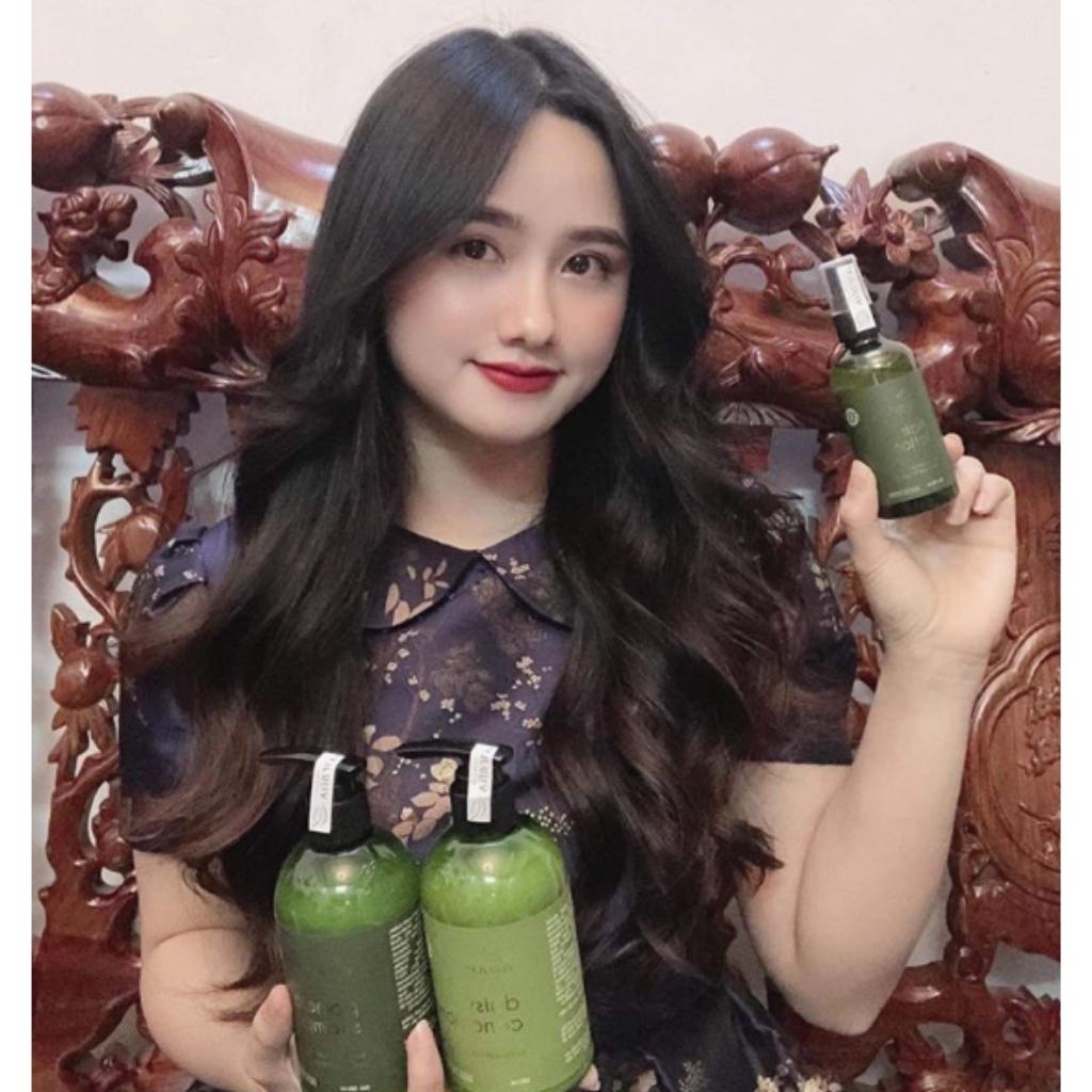 Dầu gội dầu xả xịt bưởi combo VIJULLY chính hãng ngăn rụng tóc, chống rụng tóc, kích mọc tóc dưỡng tóc AME