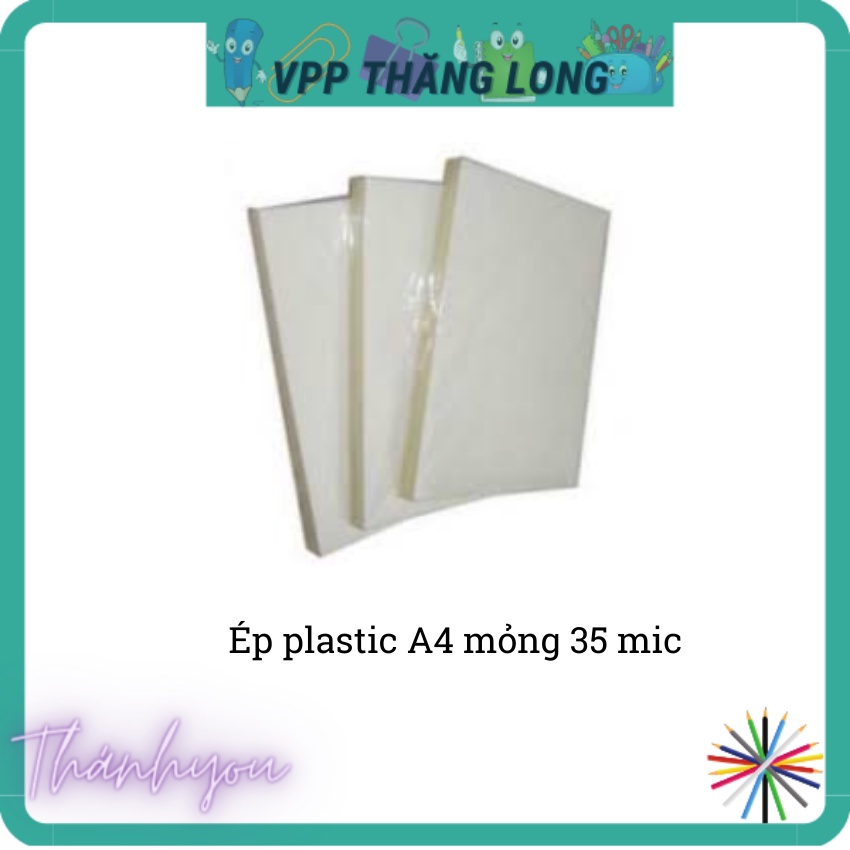 Nhựa ép plastic Laminating Film  A6, A5, A4, A3