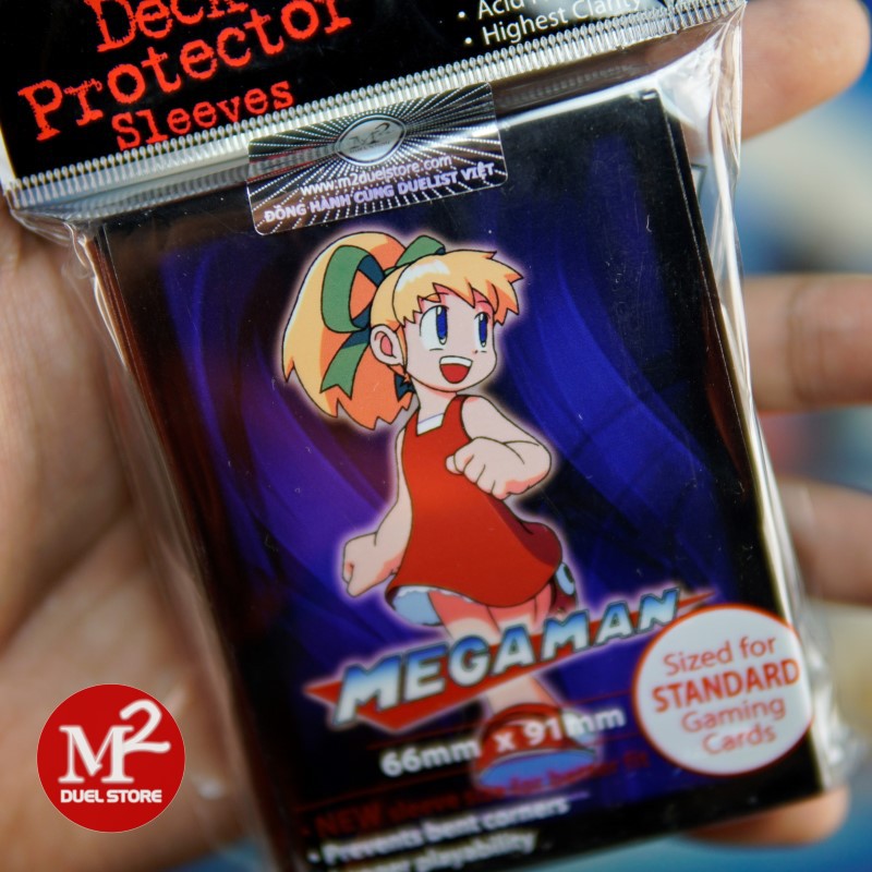 Bọc bài Standard size Ultra Pro Megaman ROLL - 50 cái size 66x91 mm, dùng cho Pokemon, Dragon Ball, Magic