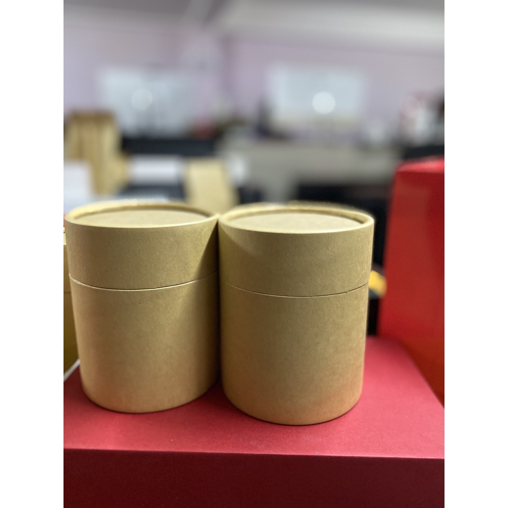 lon giấy kraft 8.4 cao 12cm ( 10 lon)