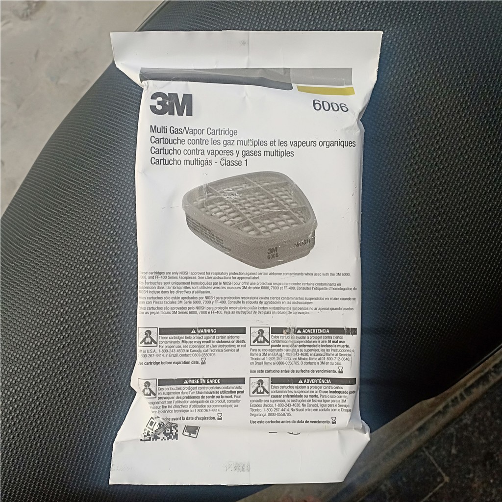 Chính Hãng | Phin lọc 3M 6006 | phin lọc hữu cơ - vô cơ | chống hóa chất mạnh - amoniac / Methilamin / Formaldehit /HF