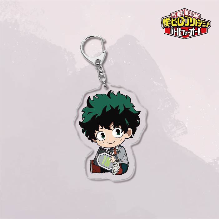 ( NGỒI ) Móc khóa BOKU NO HERO ACADEMIA Học Viện Anh Hùng anime chibi Mica trong acrylic trang trí