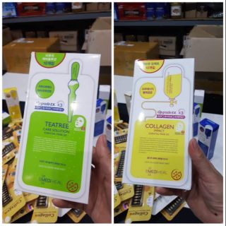 Mặt nạ Mediheal Tea Tree Care Solution và Mediheal Collagen Impact
