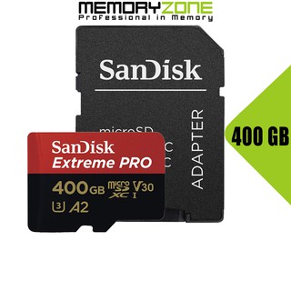 Thẻ nhớ microsdxc sandisk extreme pro v30 a2 400gb 170mb/s sdsqxcz-400g-gn6ma