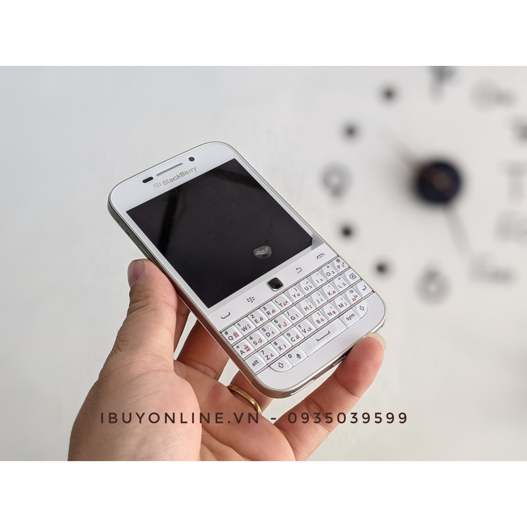 Điện thoại BlackBerry Classic Q20 Trắng Nguyên Zin - BB Classic Q20 White